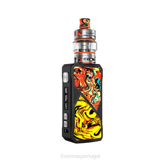 FreeMAX MAXUS kit 50w laranja amarelo D22670 Freemax disposable vape