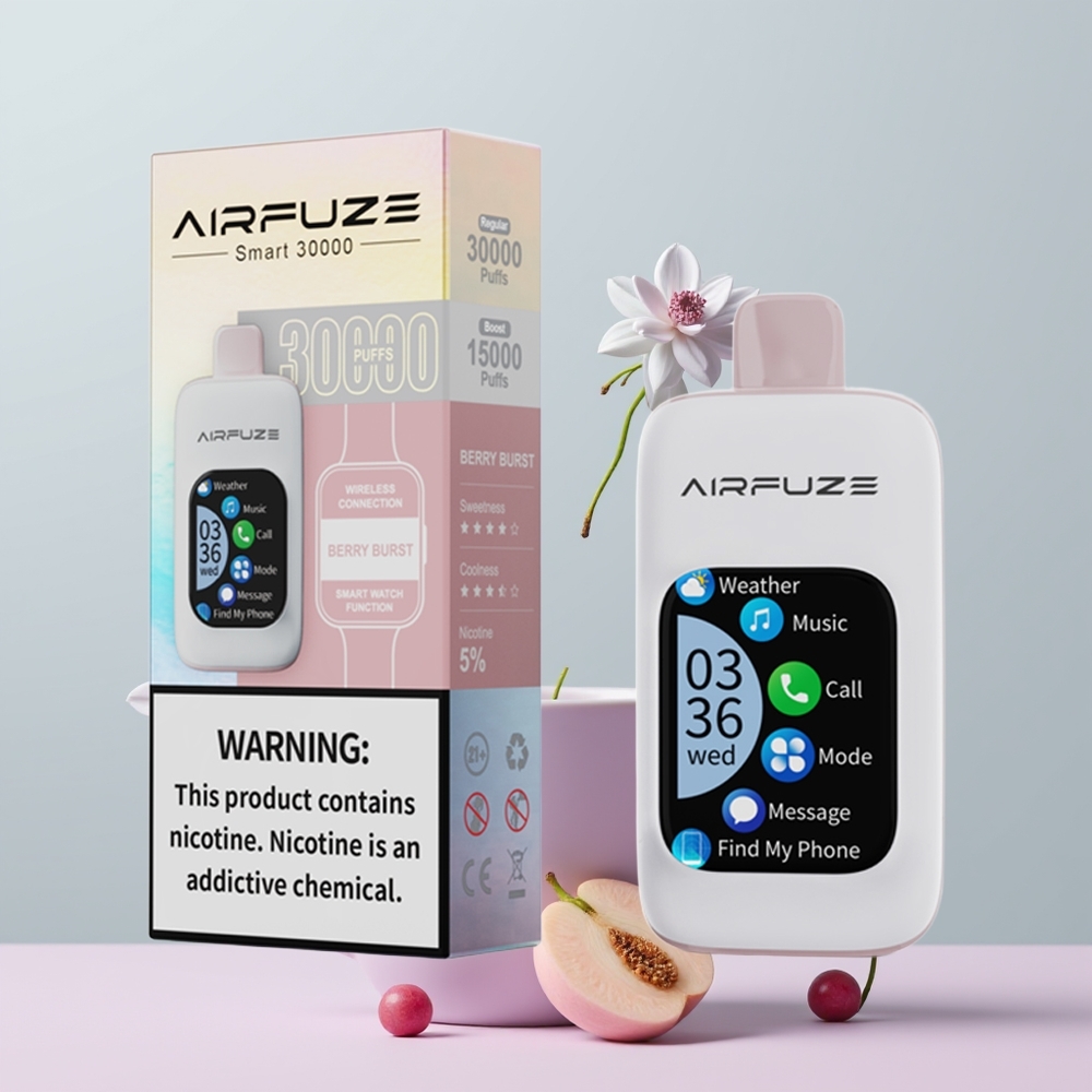 Wholesale Portugal AirFuze Smart 30000 Puffs 5% Explosão de Frutas Vermelhas