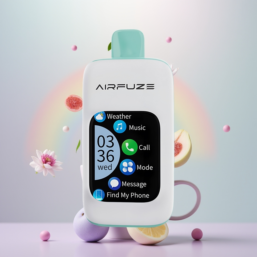 Wholesale Portugal AirFuze Smart 30000 Puffs 900mAh Explosão de Frutas do Arco-Íris