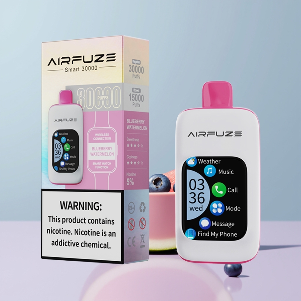 Wholesale Portugal AirFuze Smart 30000 Puffs TFT Mirtilo Melancia