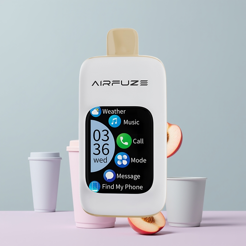Wholesale Portugal AirFuze Smart 30000 Puffs Tela Tátil Pêssego Suculento