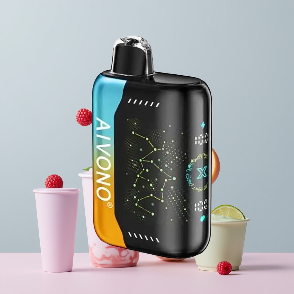 Wholesale Portugal Aivono Aim Boom 25000 Puffs 0% Nic Framboesa Pêssego Lima