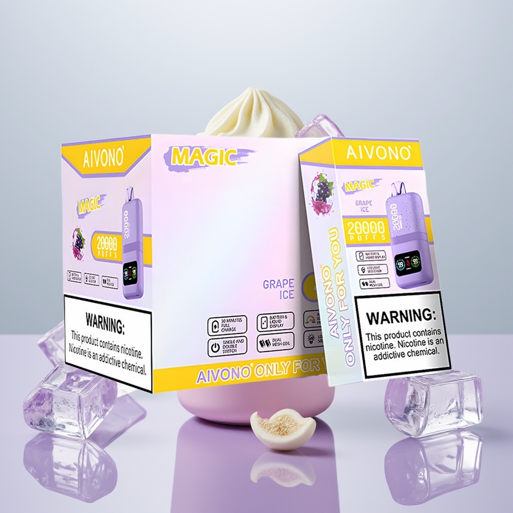Wholesale Portugal Aivono Aim Magic 20000 Puffs Uva Gelo Recarregável