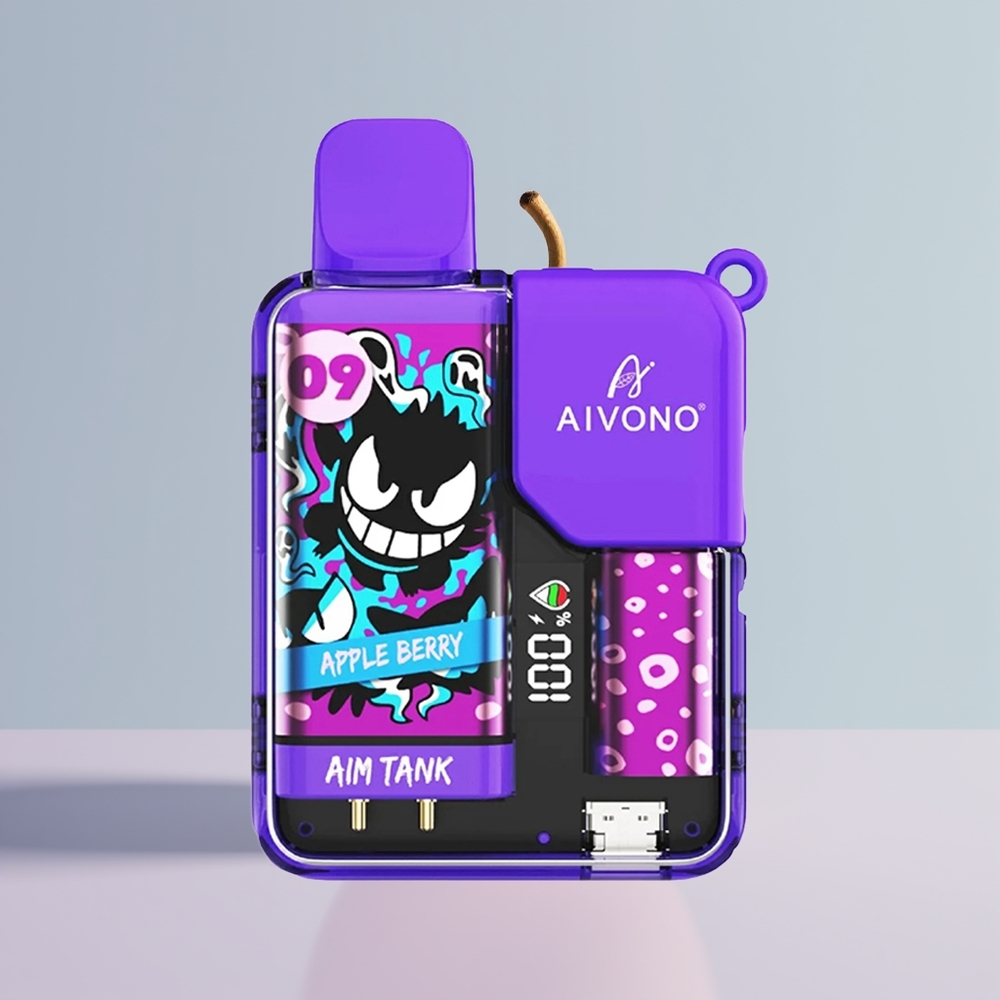 Wholesale Portugal Aivono Aim-Tank 9500 Puffs 18ml Maçã Frutas Vermelhas