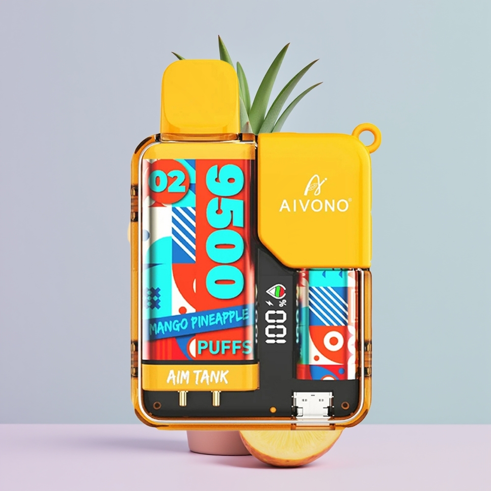 Wholesale Portugal Aivono Aim Tank 9500 Puffs 18ml Manga Abacaxi