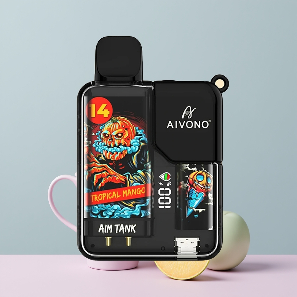 Wholesale Portugal Aivono Aim Tank 9500 Puffs 18ml Manga Tropical