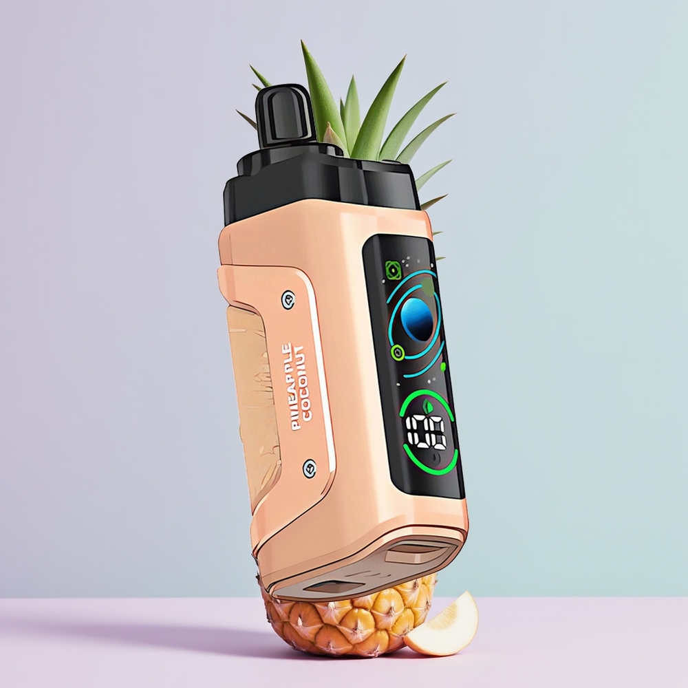 Wholesale Portugal Razz Bar 45000 Puffs 1.0 Ohm Abacaxi Coco Vape Descartável