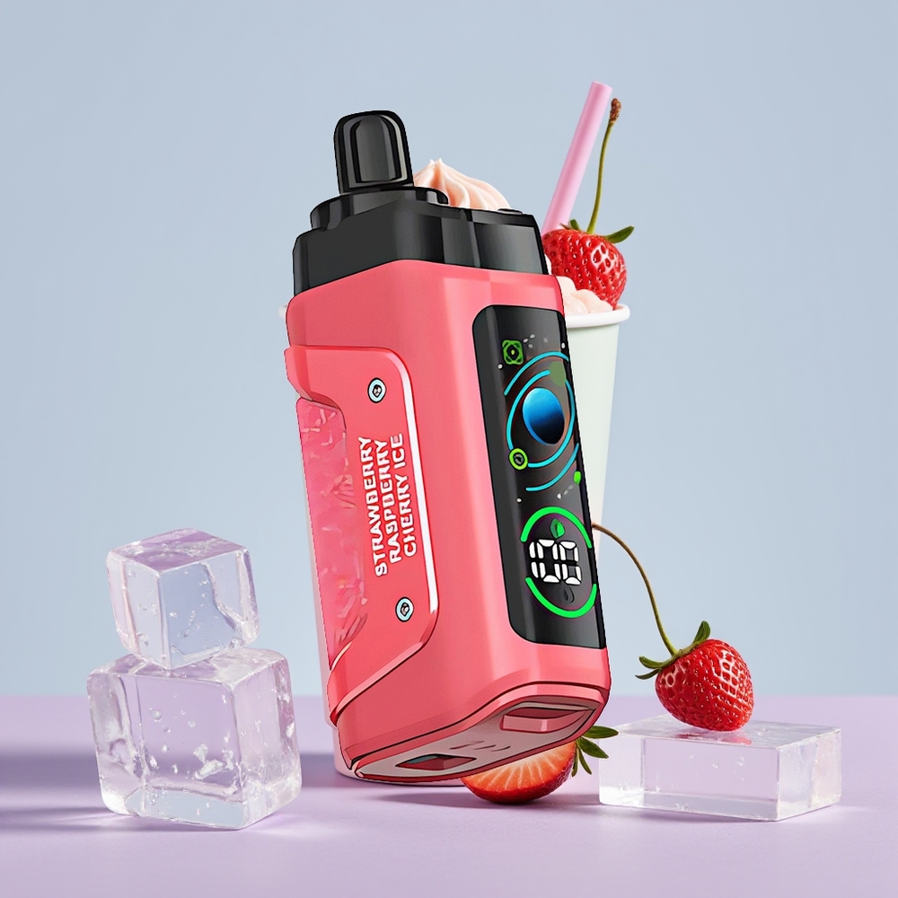 Wholesale Portugal Razz Bar 45000 Puffs Vape Descartável 20 mg/ml Morango Cereja Gelo