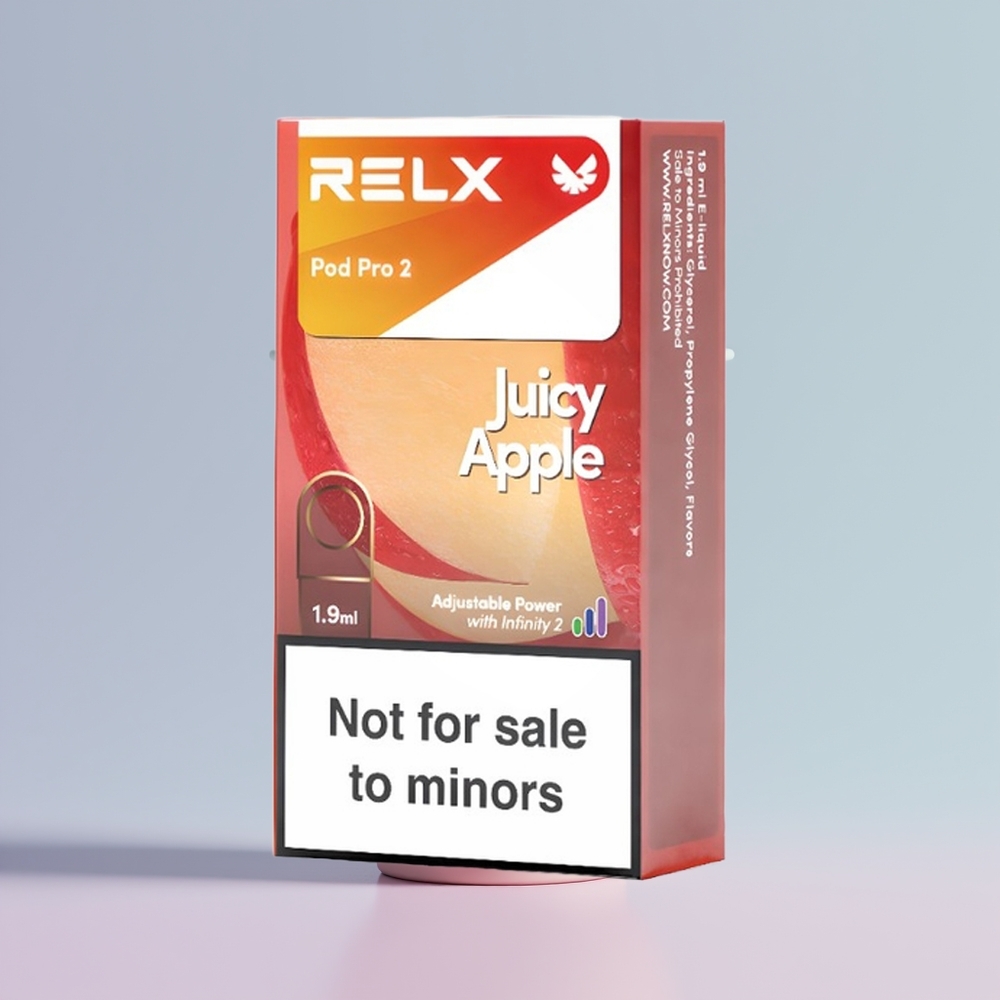 Wholesale Portugal RELX Pod Pro 2 600 Puffs 1.9ml Maçã Suculenta