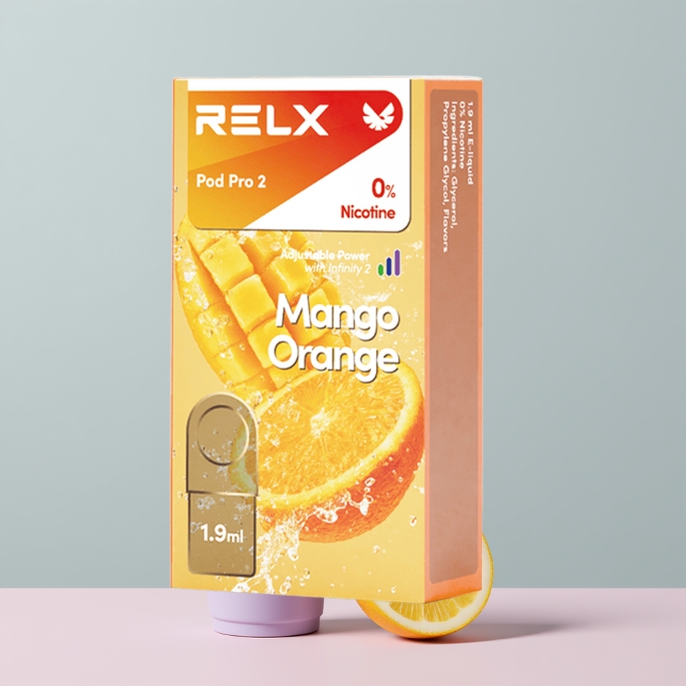 Wholesale Portugal RELX Pod Pro 2 600 Puffs 1.9ml Manga Laranja