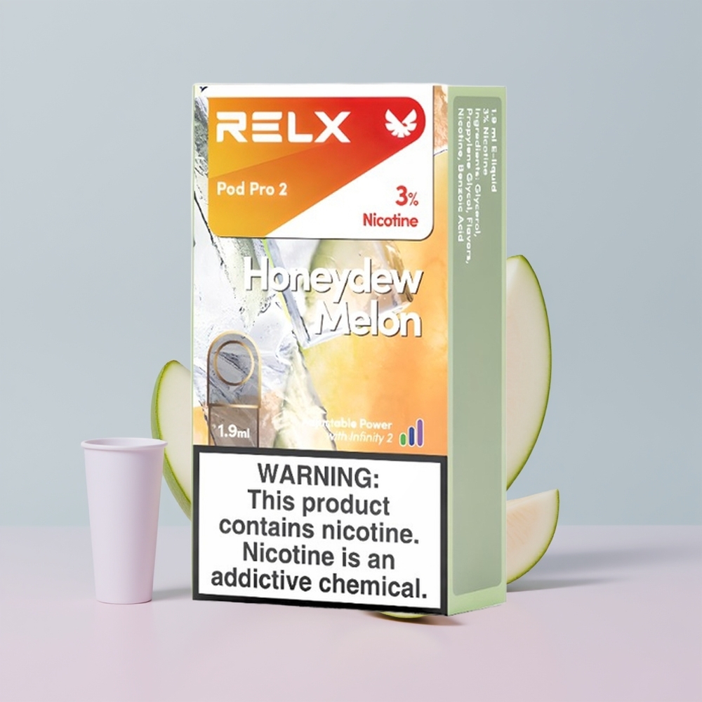 Wholesale Portugal RELX Pod Pro 2 600 Puffs 1.9ml Melão Mel