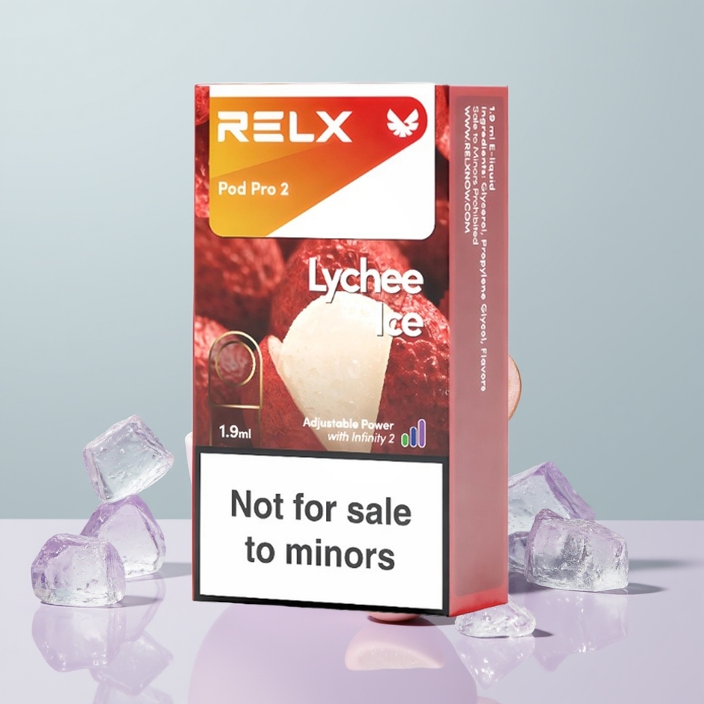 Wholesale Portugal RELX Pod Pro 2 600 Puffs 5.5W Eco Mode Lichia Gelo