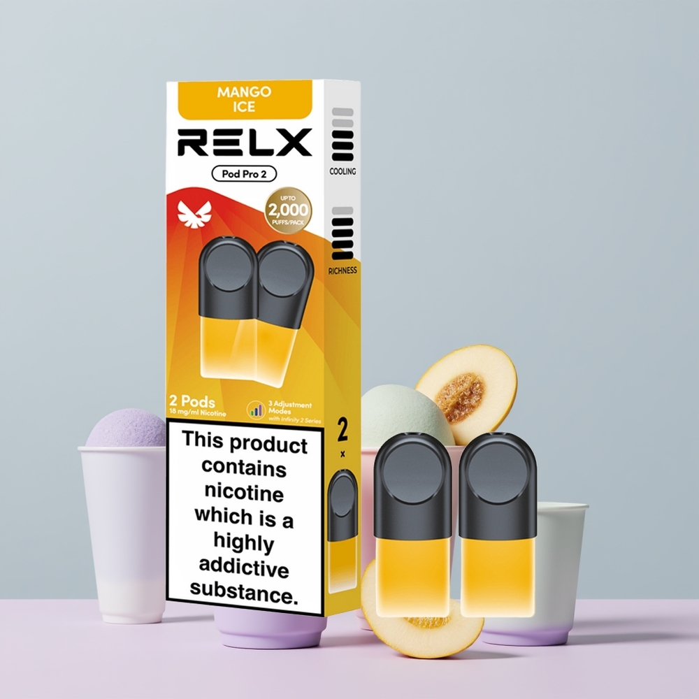 Wholesale Portugal RELX Pod Pro 2 600 Puffs Manga Gelo