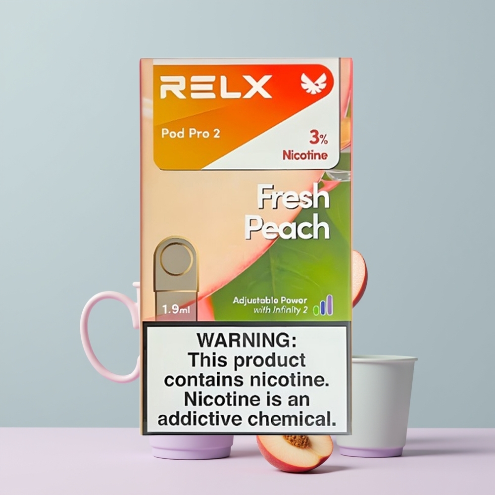 Wholesale Portugal RELX Pod Pro 2 600 puffs 1.9ml Pêssego Fresco