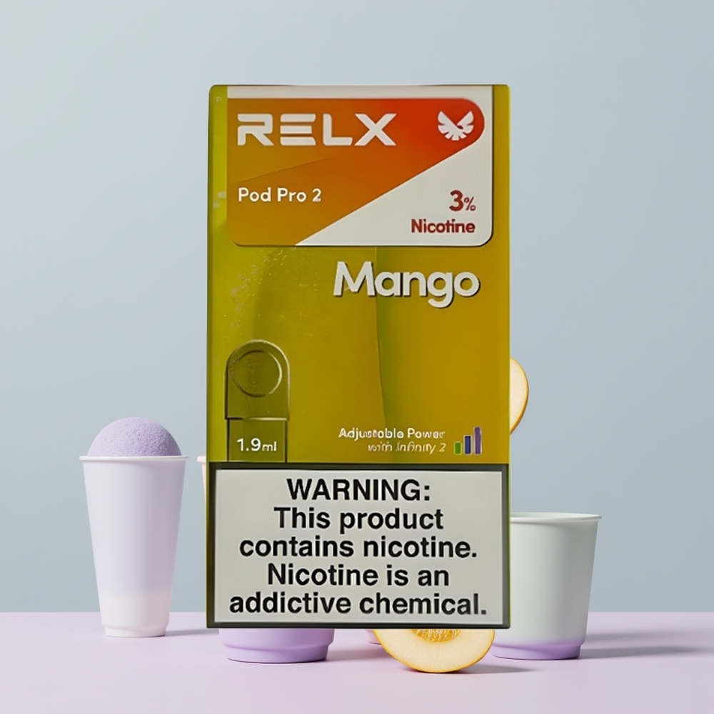 Wholesale Portugal RELX Pod Pro 2 600puffs 1.9ml Manga Gelo