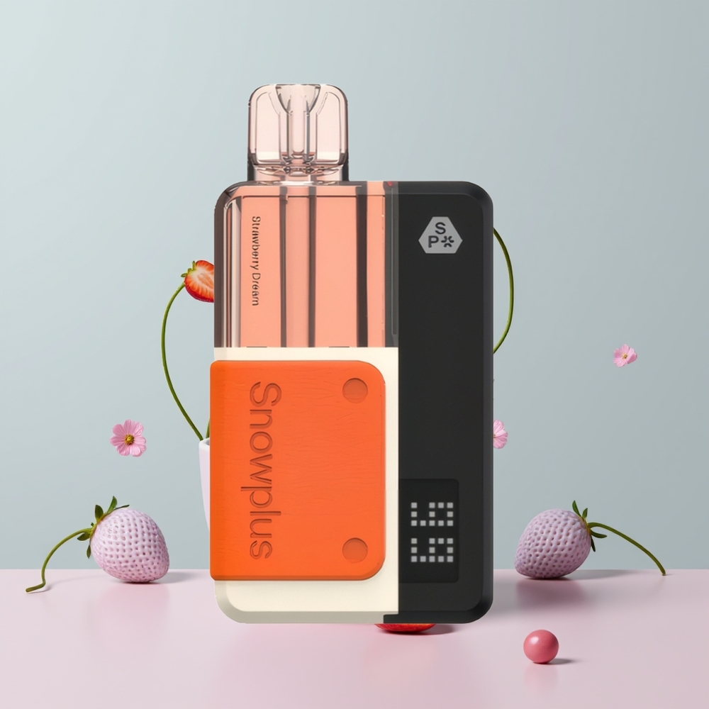 Wholesale Portugal Snowplus Swift 15000 Puffs Bateria Reutilizável + Recarregável 2+10ml Morango Doce