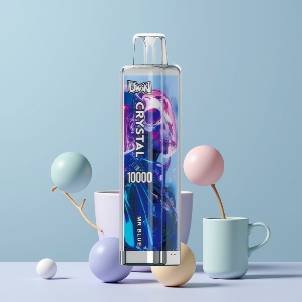 Wholesale Portugal UWIN Crystal 10000 Puffs RGB Azul Mr Blue