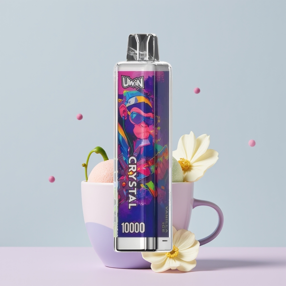 Wholesale Portugal UWIN Crystal 10000 Puffs RGB Vanilla Ice