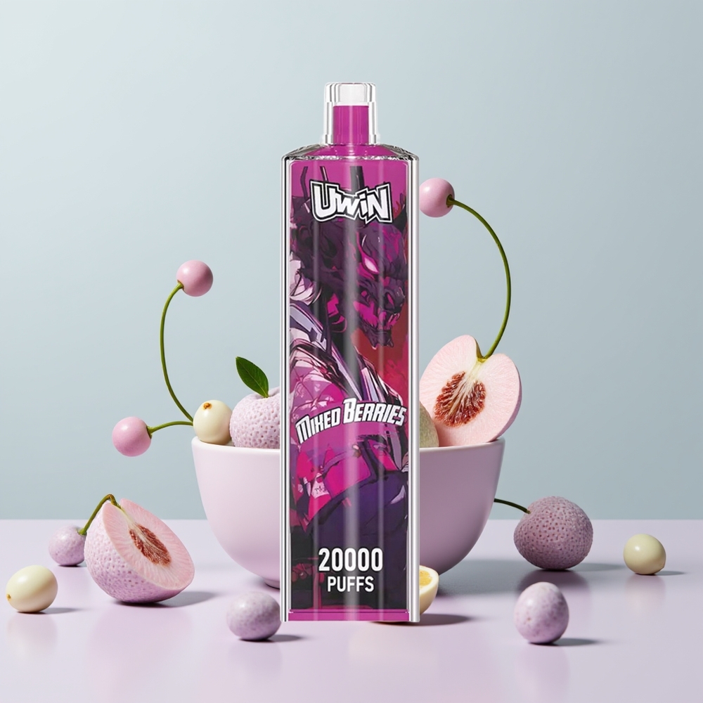 Wholesale Portugal UWIN Shisha Hookah Crystal 20000 Puffs Frutas Vermelhas