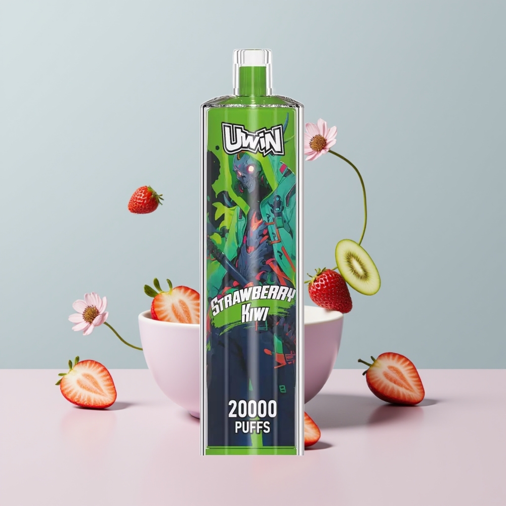 Wholesale Portugal UWIN Shisha Hookah Crystal 20000 Puffs Recarregável Design Morango Kiwi