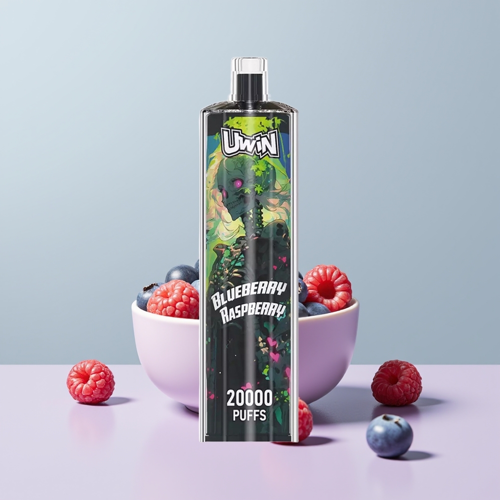 Wholesale Portugal UWIN Shisha Hookah Crystal 20000 Puffs Rechargeable Blueberry Raspberry