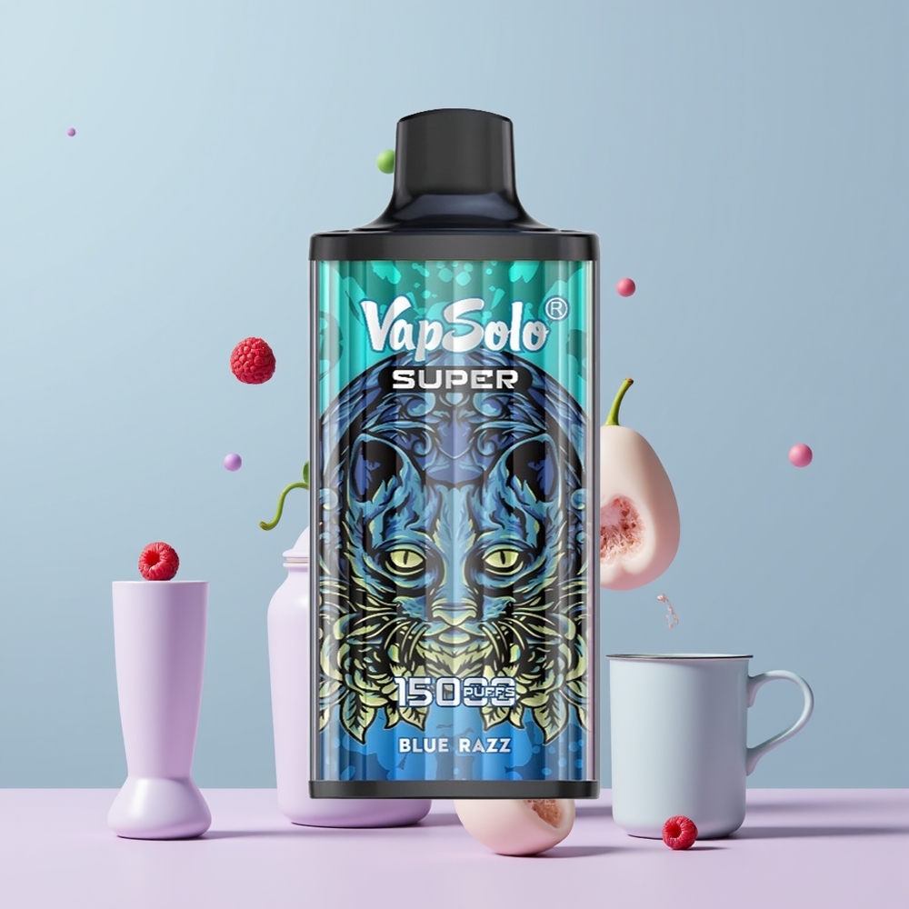 Wholesale Portugal Vapsolo Super 15000 Puffs 40ml Azul Framboesa