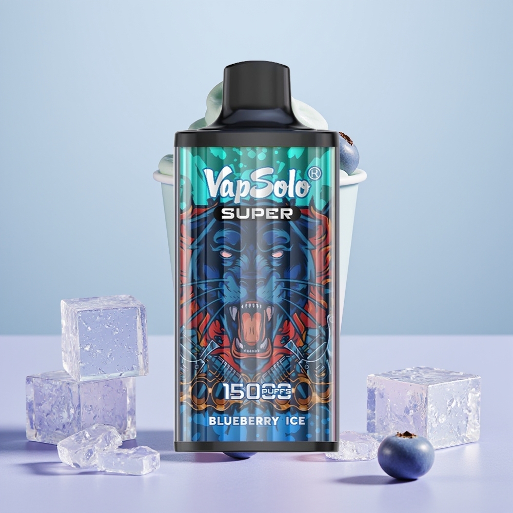 Wholesale Portugal Vapsolo Super 15000 Puffs 40ml Mirtilo Gelo