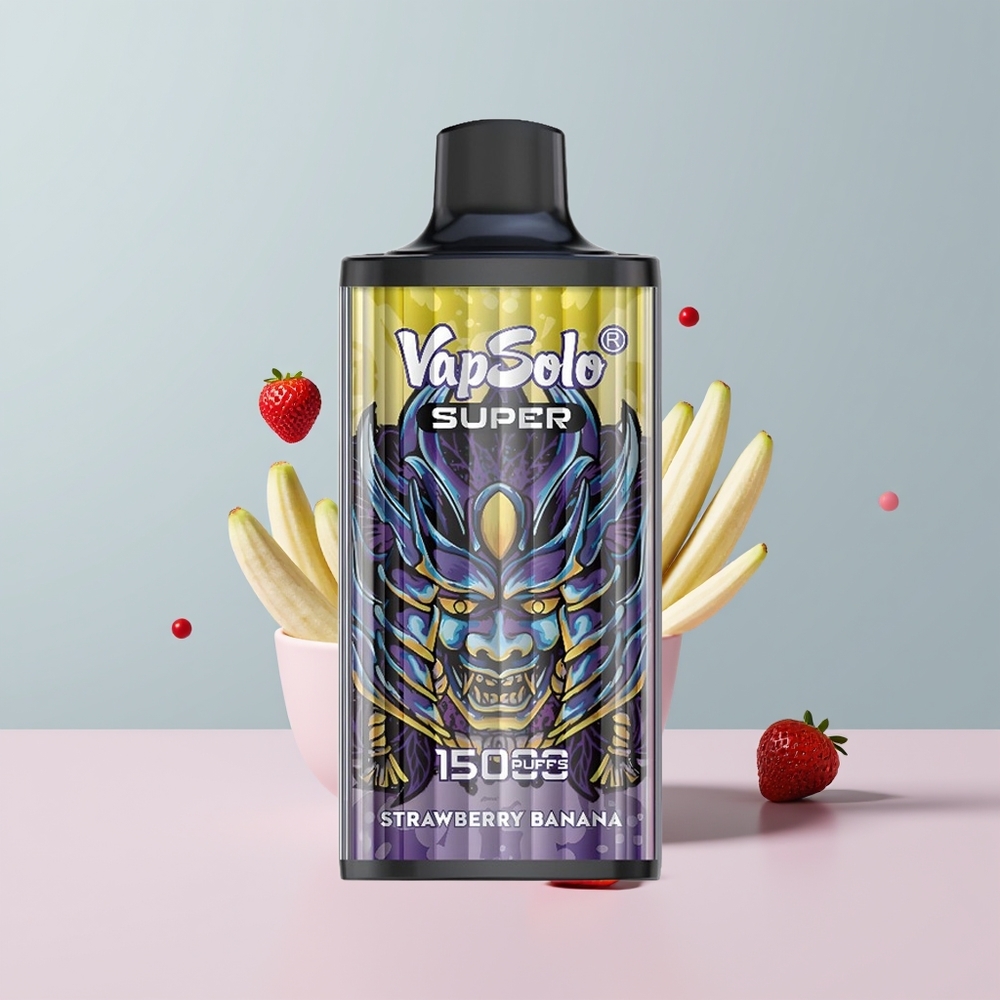 Wholesale Portugal Vapsolo Super 15000 Puffs 40ml Morango Banana