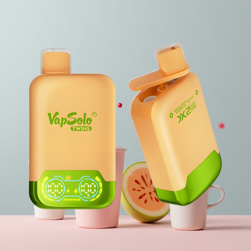 Wholesale Portugal Vapsolo Twins 20000 Puffs 40 ml Laranja Manga Melancia & Red Bull