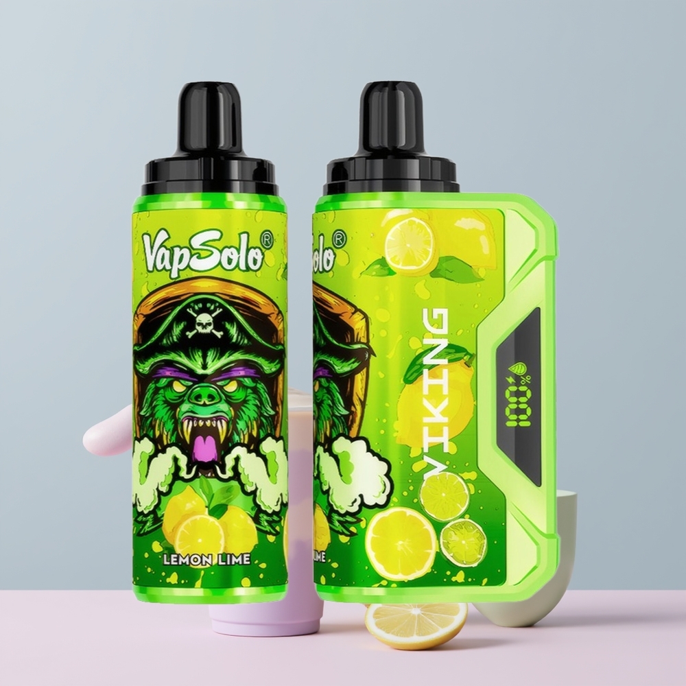 Wholesale Portugal VapSolo VIKING 12000 Puffs 22ml Limão Lima