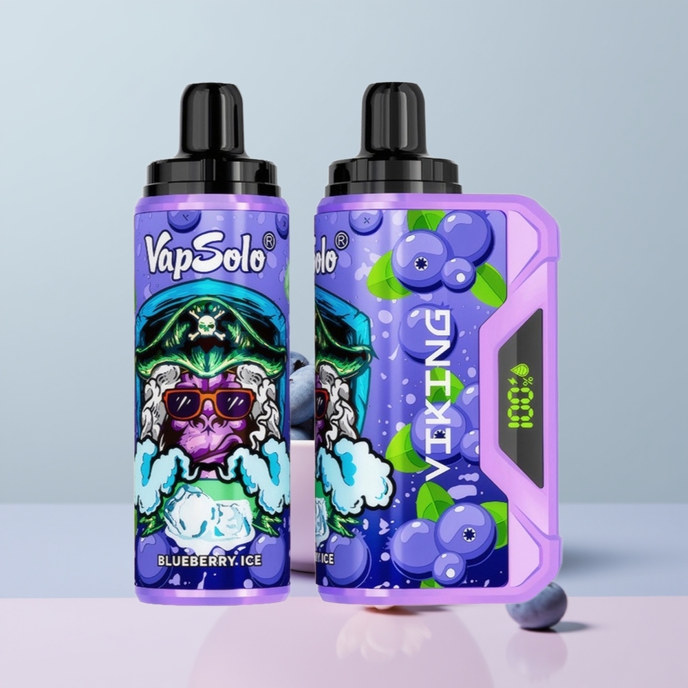 Wholesale Portugal VapSolo VIKING 12000 Puffs 22ml Mirtilo