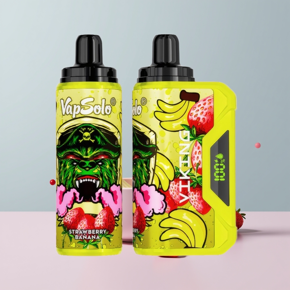 Wholesale Portugal VapSolo VIKING 12000 Puffs 22ml Morango Banana