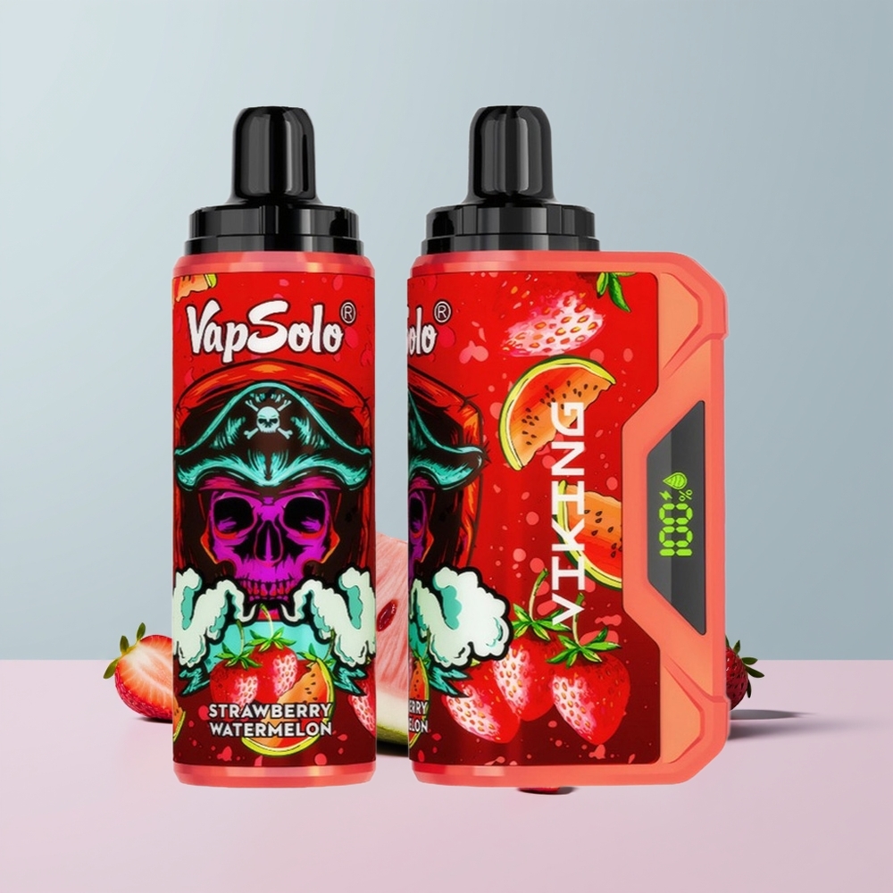 Wholesale Portugal VapSolo VIKING 12000 Puffs 22ml Morango Melancia