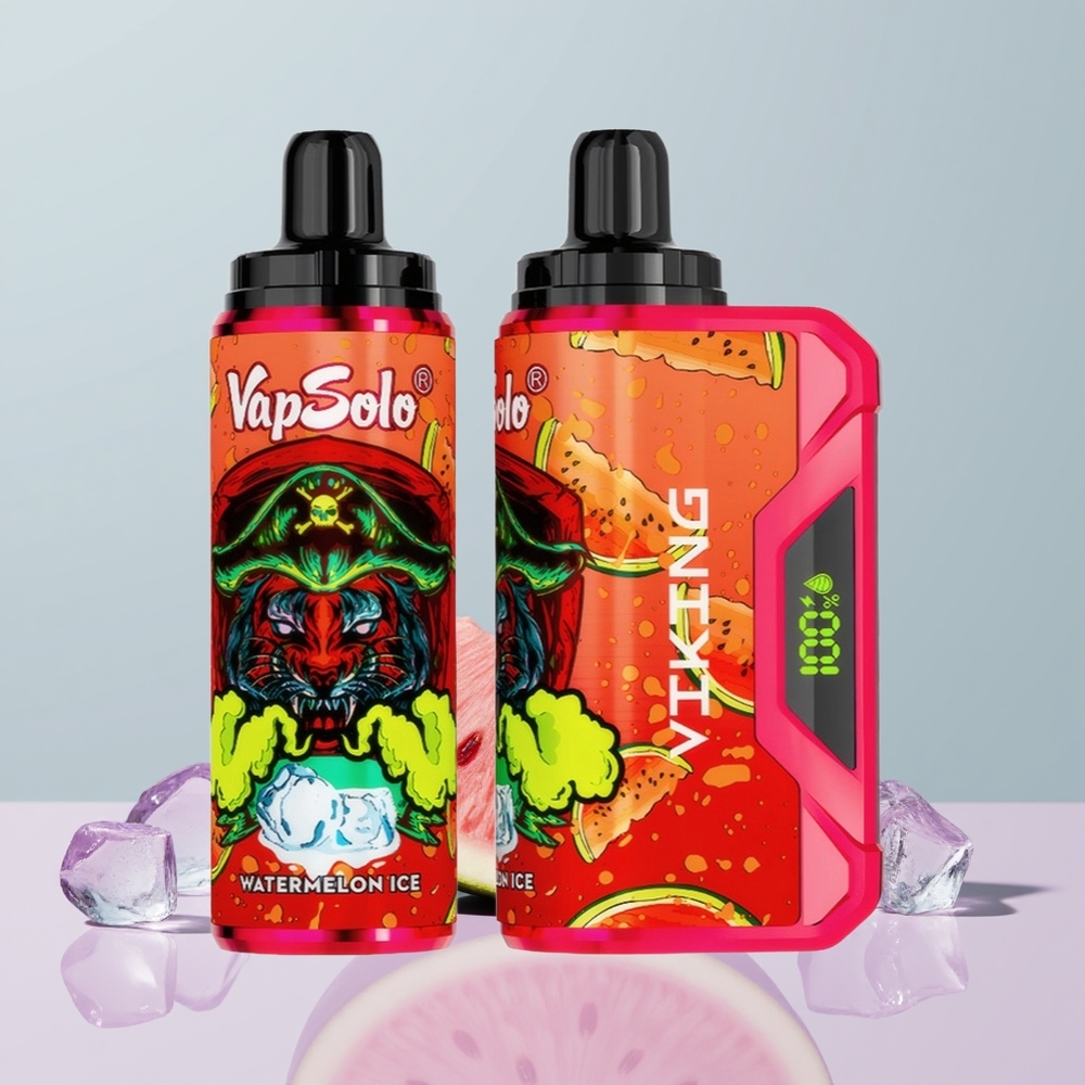 Wholesale Portugal VapSolo VIKING 12000 Puffs Tipo-C Melancia Gelo
