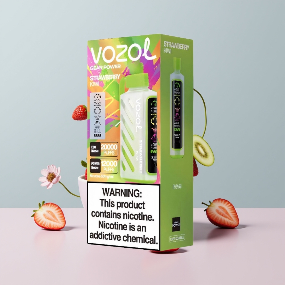 Wholesale Portugal VOZOL Gear Power 20000 Puffs Full Screen Display Morango Kiwi