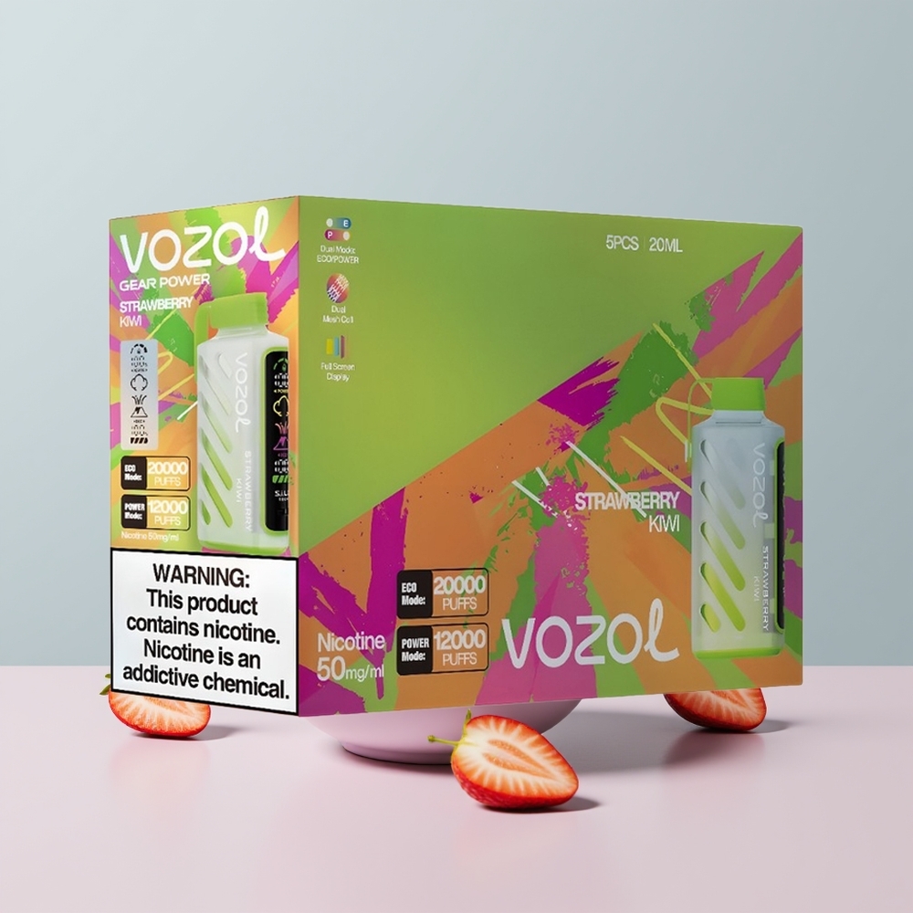 Wholesale Portugal VOZOL Gear Power 20000 Puffs Full Screen Display Morango Kiwi